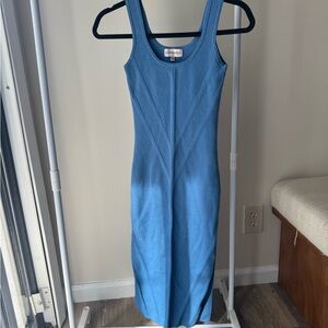 Blue Sleeveless Dress